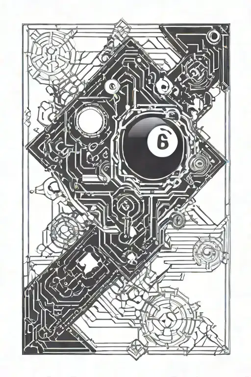 Billiards, Video Games, tattoo design idea