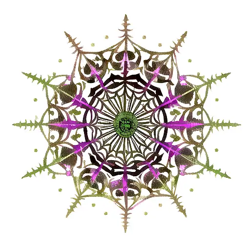 Phantom troupe spider tattoo design idea