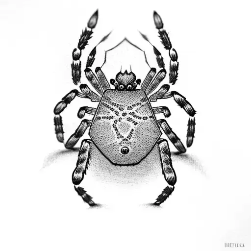 Hisokas spider tattoo tattoo design idea