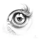 best quality, masterpiece, illustration, ultra-detailed, beautiful detailed eyes,Extremely detailed background tattoo design idea