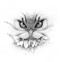 best quality, masterpiece, illustration, ultra-detailed, beautiful detailed eyes,Extremely detailed background tattoo design idea