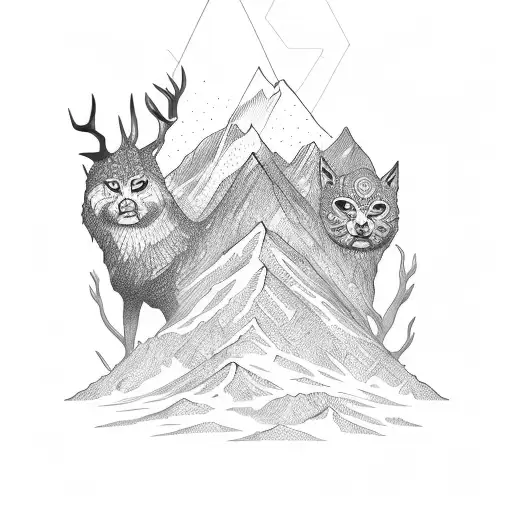 Cerro de la silla  tattoo design idea