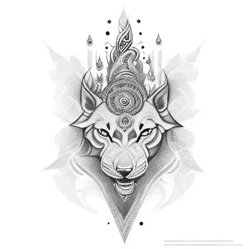The design will consist of a stylized, interconnected, and symmetrical representation of the names "Bhavyaa" and "Aayans tattoo design idea