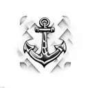 Anchor tattoo design idea