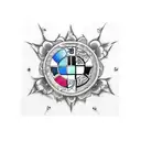 BMW tattoo design idea