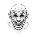 basketball player from. behind wearing jordans tattoo design idea