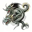 samurai dragon tattoo design idea