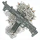In ar 15 tattoo design idea