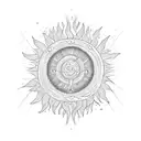 you are my sunshine tattoo design idea