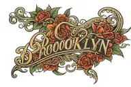 Brooklyn name tattoo tattoo design idea