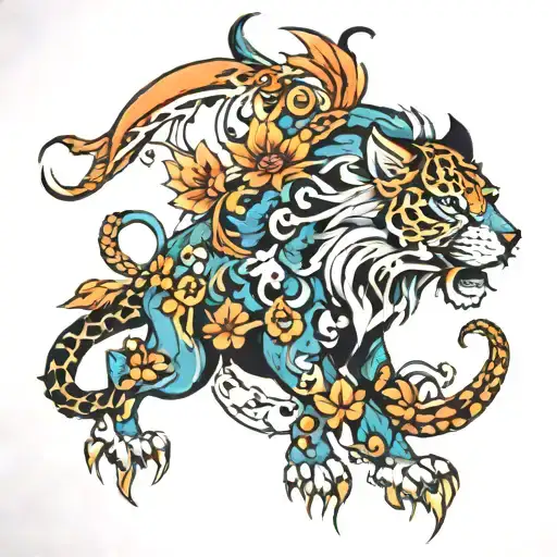 moving forward tattoo design idea