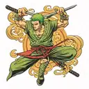 roronoa zoro tattoo design idea