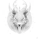 tengri tattoo design idea