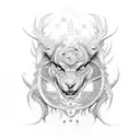 tengri tattoo design idea