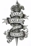 old english font tattoo name like Jax Tellers thomas tattoo but instead its TERESA going down the arm tattoo design idea