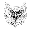 harpy eagle tattoo design idea