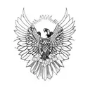 harpy eagle tattoo design idea