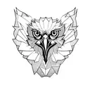 harpy eagle tattoo design idea