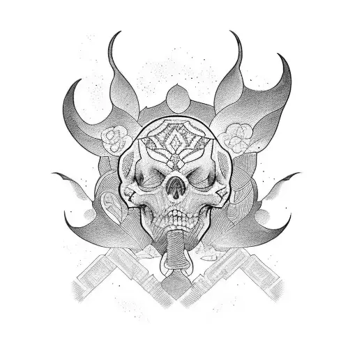 número 21 abierto del centro con el nombre de catalina tattoo design idea