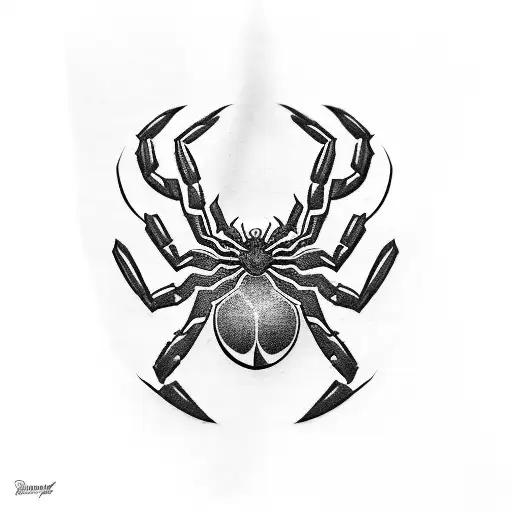 venomised Spider-Man tattoo design idea