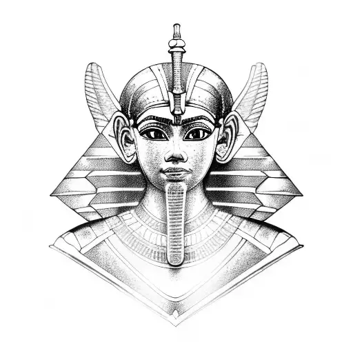 Egyptian Sphinx Armor  tattoo design idea