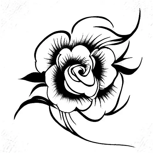 flower bouquet, birth months, January, march,april,july,august tattoo design idea