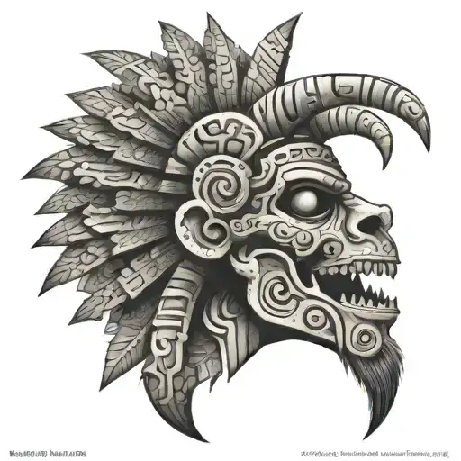 Aztec tattoo design idea