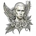 Eminem tattoo design idea