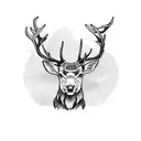 Scottish Stag tattoo design idea