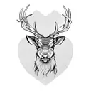 Scottish Stag tattoo design idea