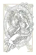 cusp of Leo and Virgo  tattoo design idea