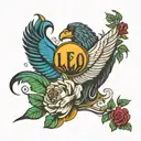 cusp of Leo and Virgo  tattoo design idea