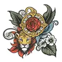cusp of Leo and Virgo  tattoo design idea