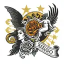 cusp of Leo and Virgo  tattoo design idea