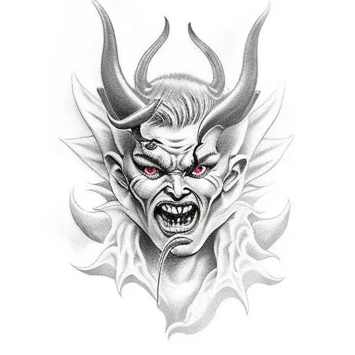 devil cupid tattoo tattoo design idea