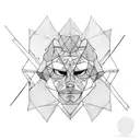 Broken mirrors  tattoo design idea