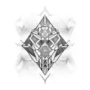 Broken mirrors  tattoo design idea
