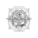 Broken mirrors  tattoo design idea