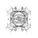 Broken mirrors  tattoo design idea