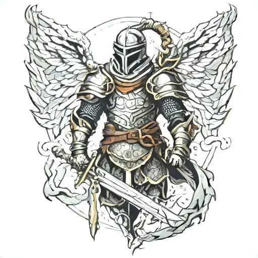 dark souls tattoo design idea