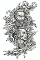 suicideboys related tattoo design idea