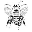 Honey Bee tattoo design idea