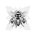 Honey Bee tattoo design idea