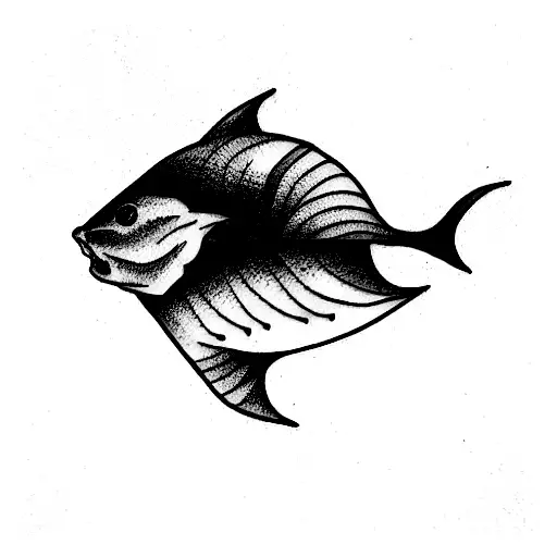 catfish  tattoo design idea