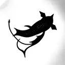 catfish  tattoo design idea
