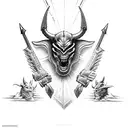 Put on the whole armour of God, that ye may be able to stand against the wiles of the devil.  tattoo design idea