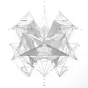 Universum triangle and math tattoo design idea