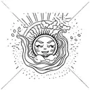 even the darkest night will end and the sun will rise tattoo design idea