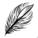 feather infinity birds tattoo design idea