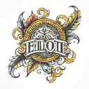 Elliot name tattoo design idea